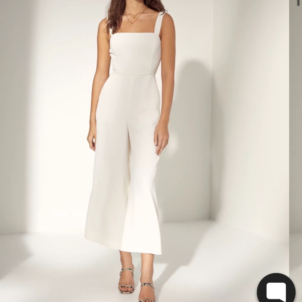 Aritzia Écoulement jumpsuit off white
